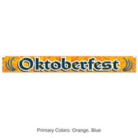 12 Pack Bulk Metallic Oktoberfest Fringe Banner