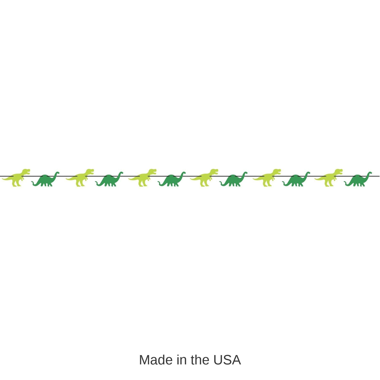 12 Pack Bulk Dinosaur Party Streamer