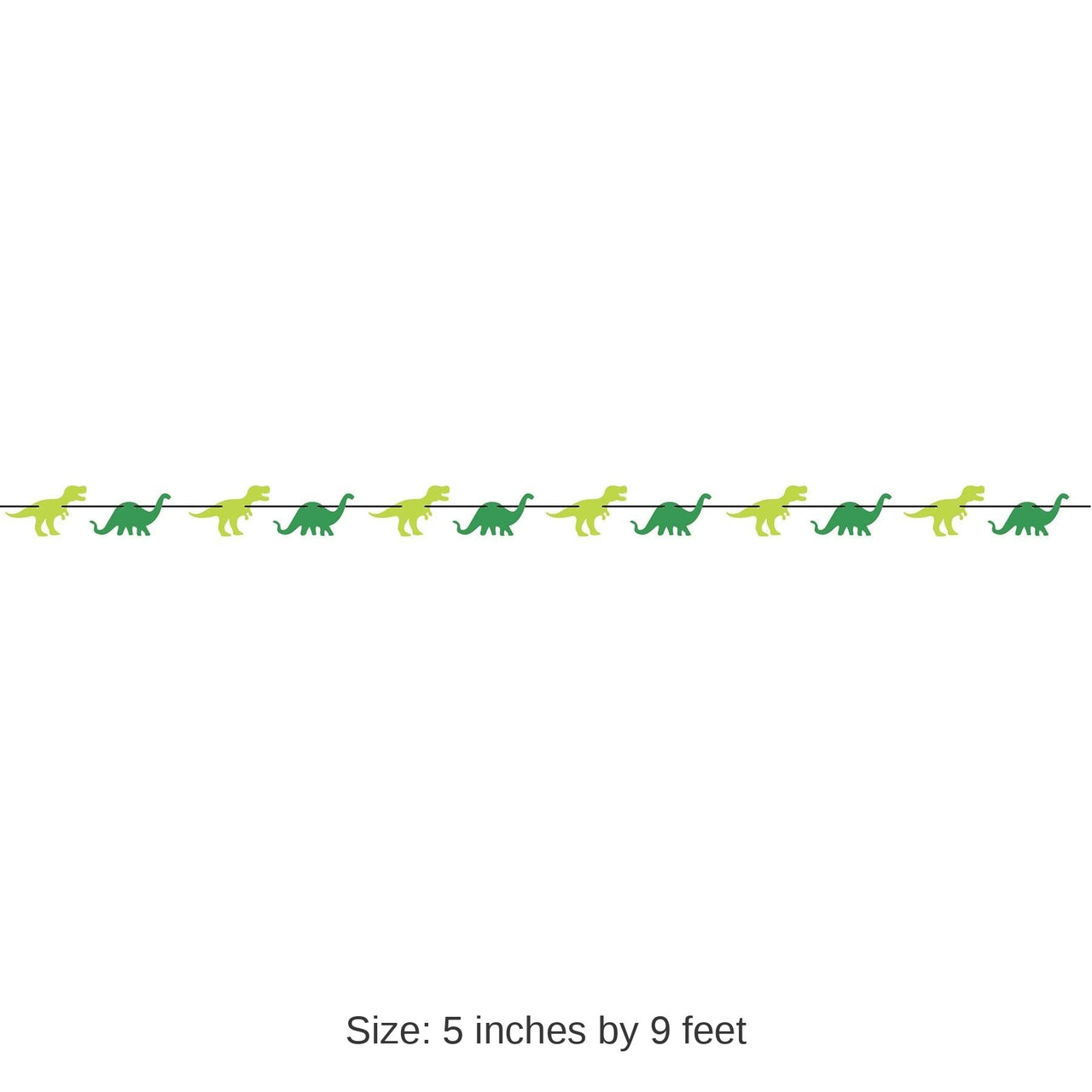 12 Pack Bulk Dinosaur Party Streamer