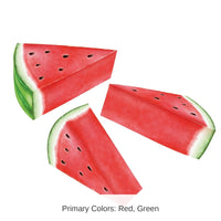 36 Pack Bulk 3-D Watermelon Party Centerpieces