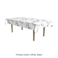 12 Pack Bulk Marble Party Tablecover