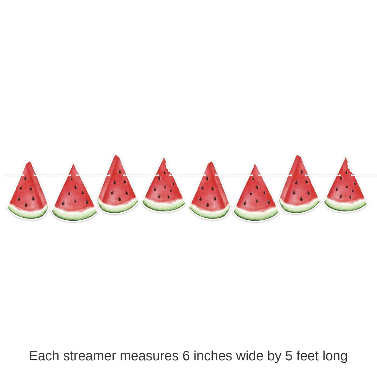 12 Pack Bulk Watermelon Party Streamer