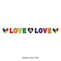 12 Pack Bulk Love Is Love Party Streamer