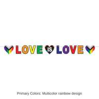 12 Pack Bulk Love Is Love Party Streamer