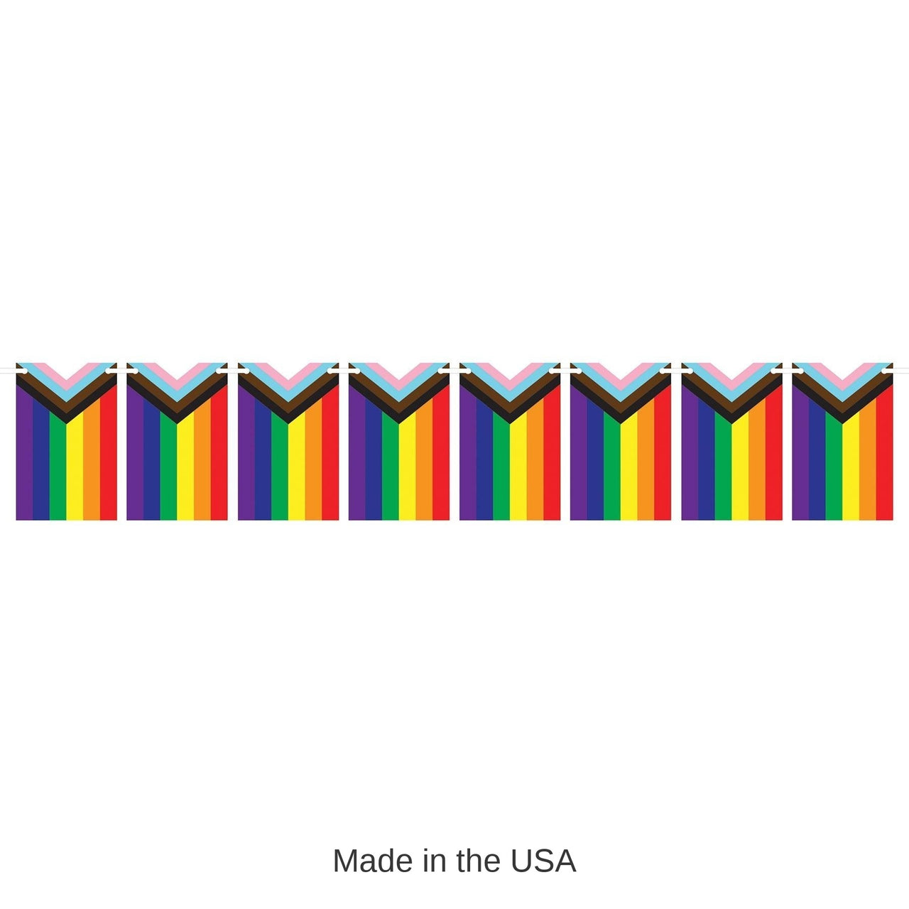 12 Pack Bulk Pride Flag Pennant Party Streamer