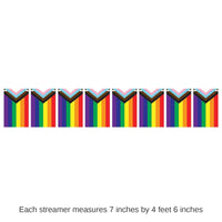 12 Pack Bulk Pride Flag Pennant Party Streamer