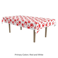 12 Pack Bulk Luau Party Crab Tablecover