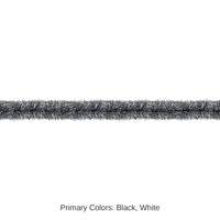 6 Pack Bulk Metallic Party Tinsel Garland- Black