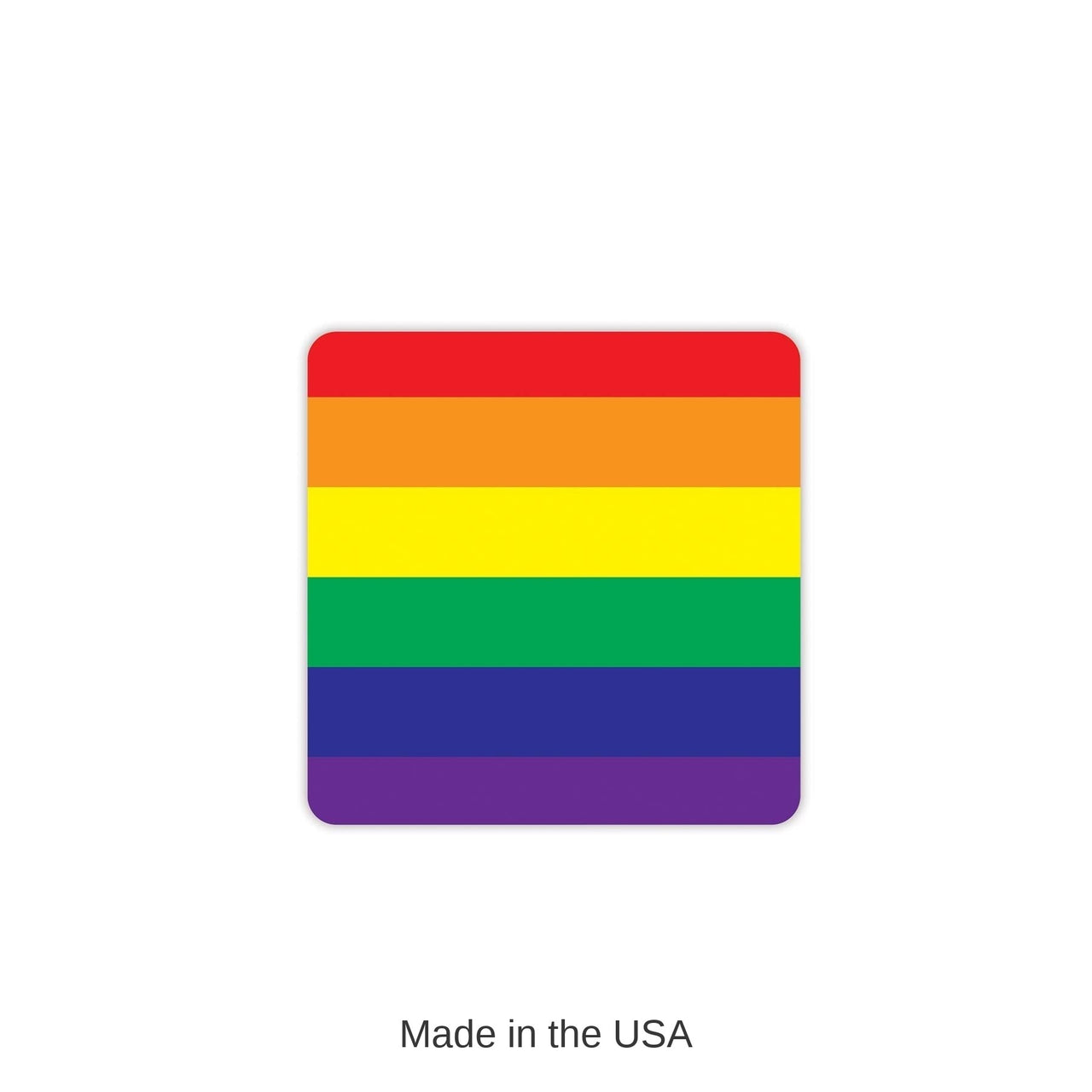 96 Pack Bulk Rainbow Party Coasters