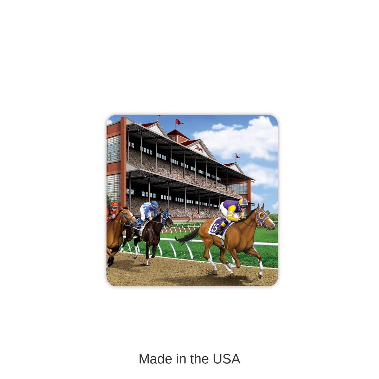 96 Pack Bulk Horse Racing Party Coasters