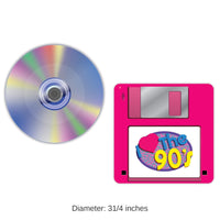 96 Pack Bulk 90's Party Coasters
