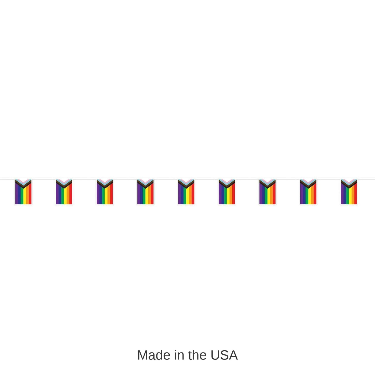 12 Pack Bulk Pride Flag Pennant Party Banner