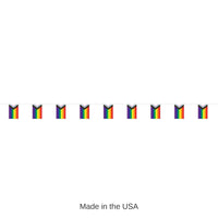12 Pack Bulk Pride Flag Pennant Party Banner