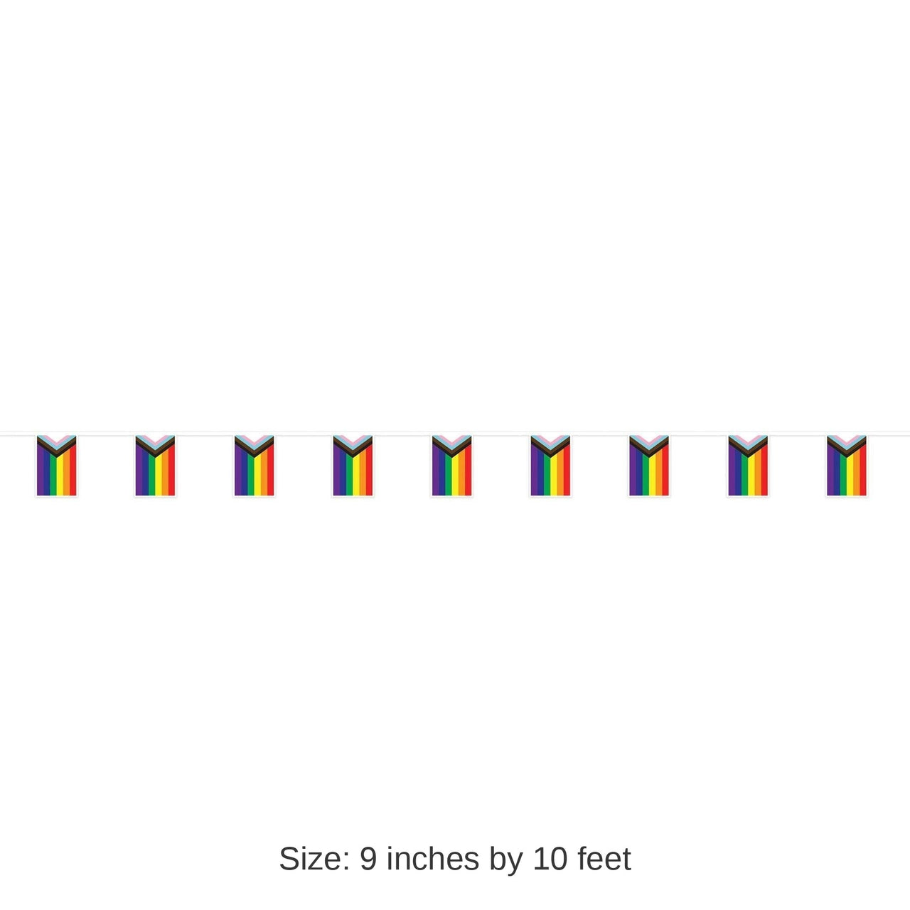 12 Pack Bulk Pride Flag Pennant Party Banner