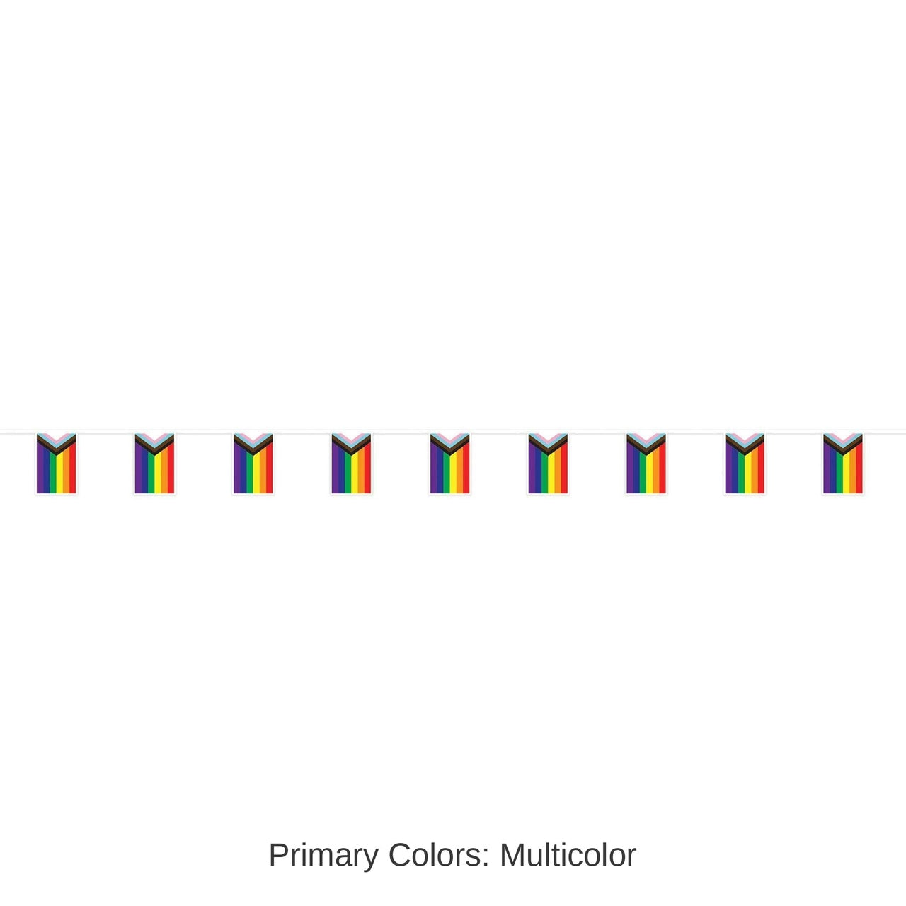 12 Pack Bulk Pride Flag Pennant Party Banner