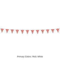 12 Pack Bulk Luau Party Crab Pennant Banner