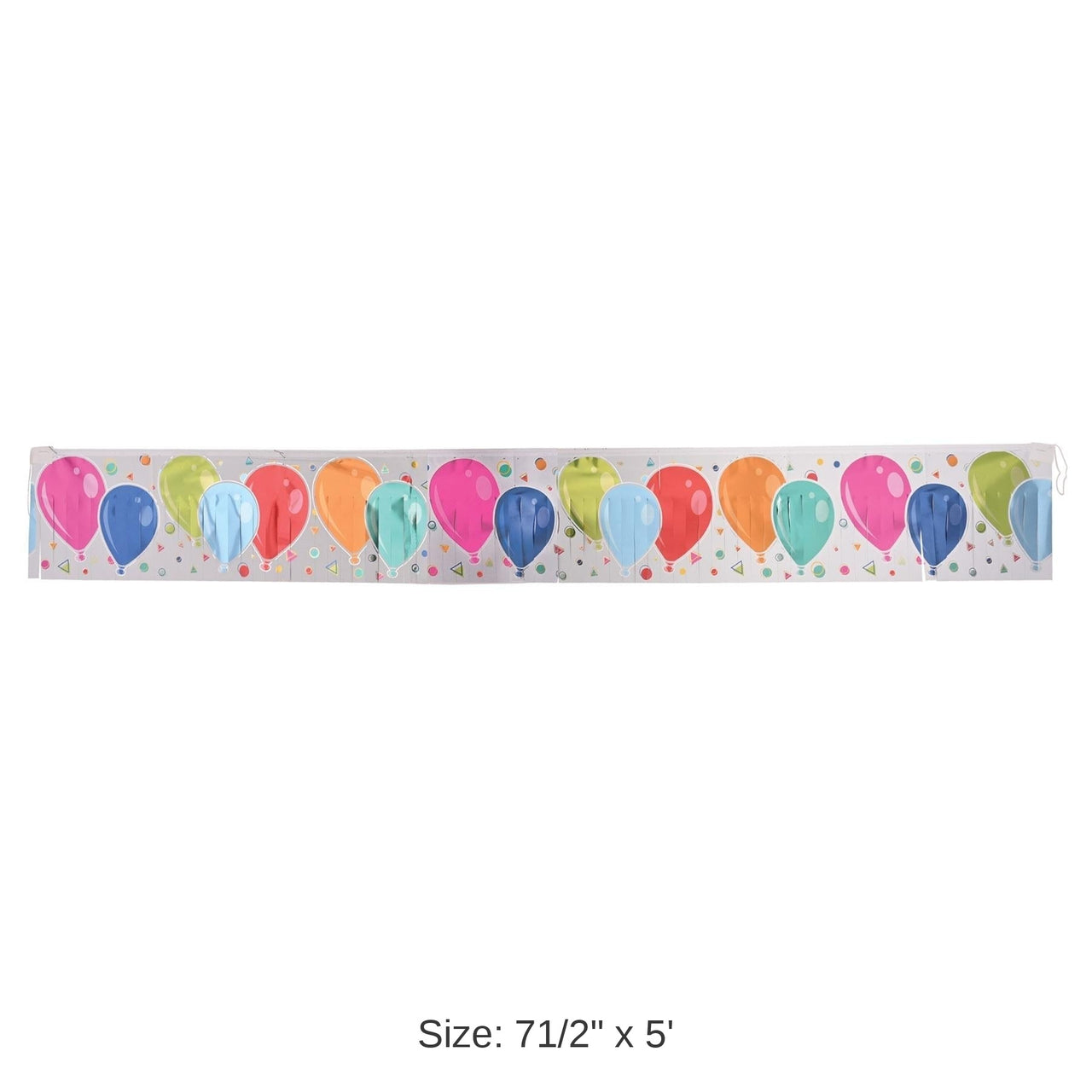 12 Pack Bulk Metallic Balloons Fringe Banner