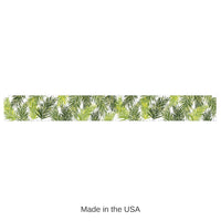 12 Pack Bulk Luau Party Metallic Palm Leaf Fringe Banner