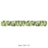 12 Pack Bulk Luau Party Metallic Palm Leaf Fringe Banner