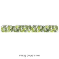 12 Pack Bulk Luau Party Metallic Palm Leaf Fringe Banner
