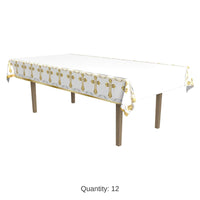 12 Pack Bulk Religious Party Tablecover