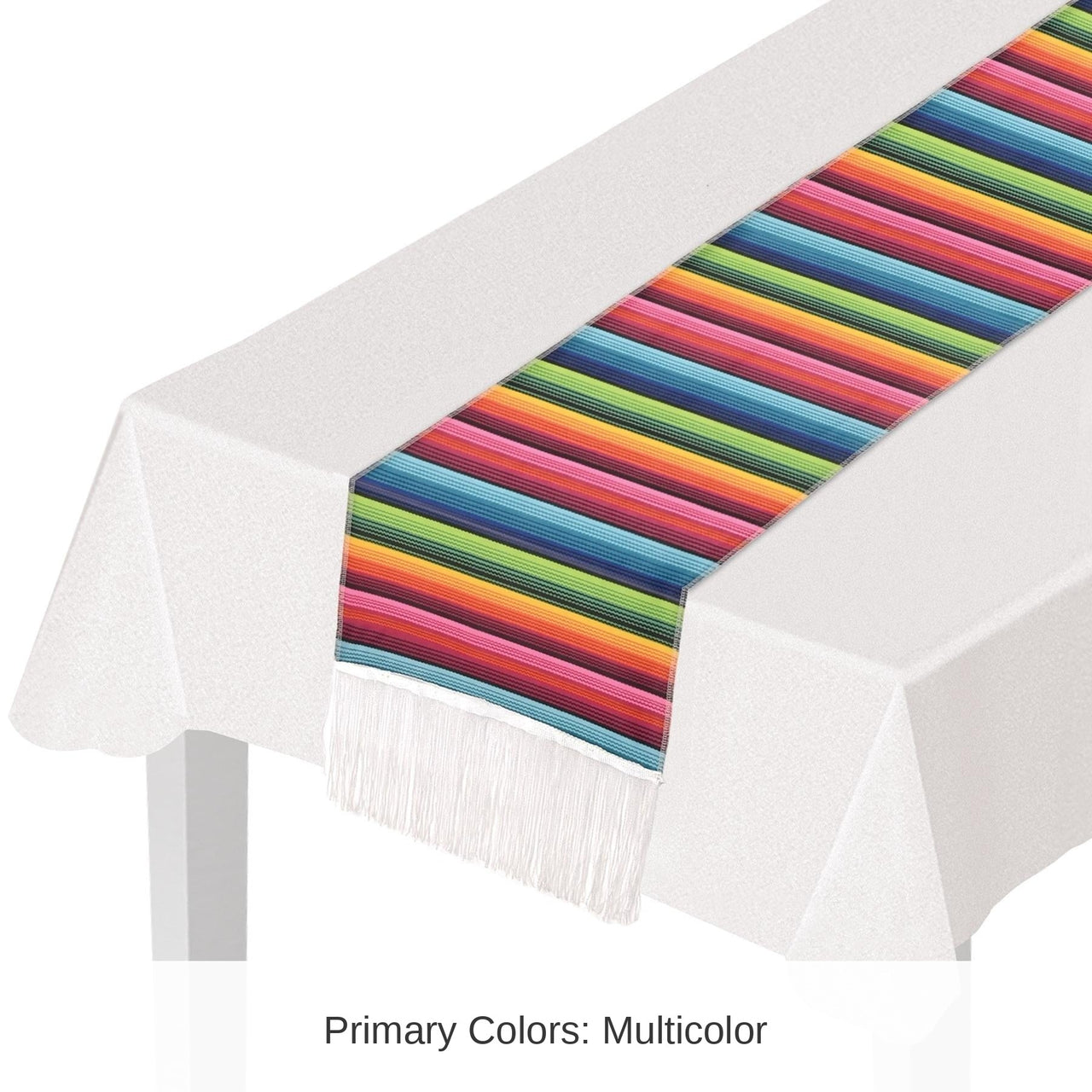 12 Pack Bulk Fiesta Fabric Table Runner
