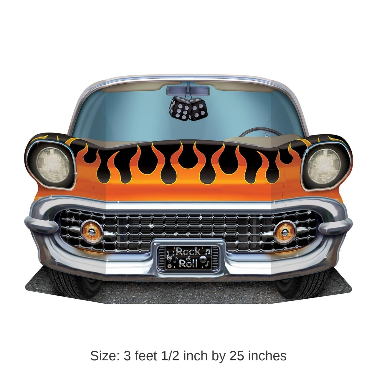 6 Pack Bulk Hot Rod Party Photo Prop