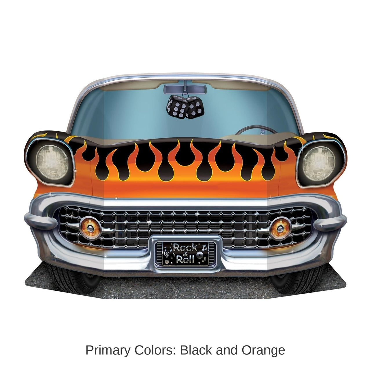 6 Pack Bulk Hot Rod Party Photo Prop