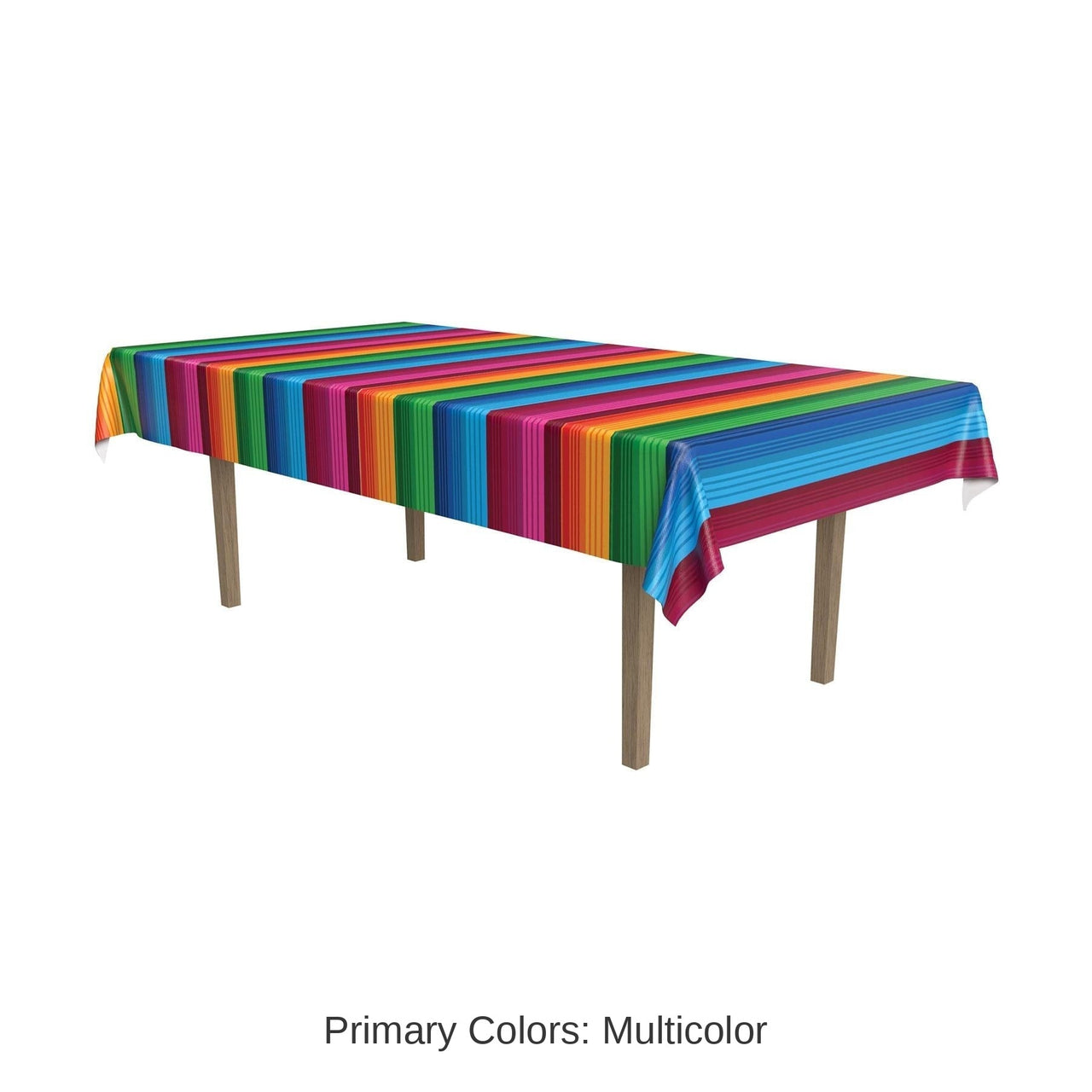 12 Pack Bulk Fiesta Fabric Tablecover