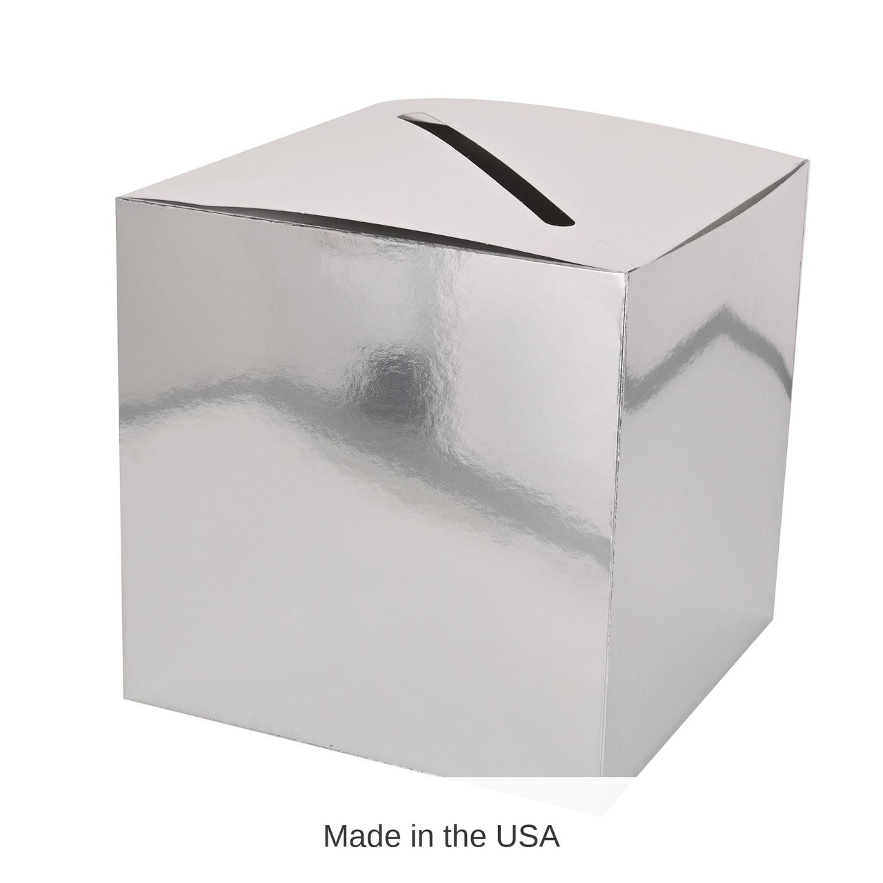 6 Pack Bulk Silver Foil All-Purpose Party Card Box