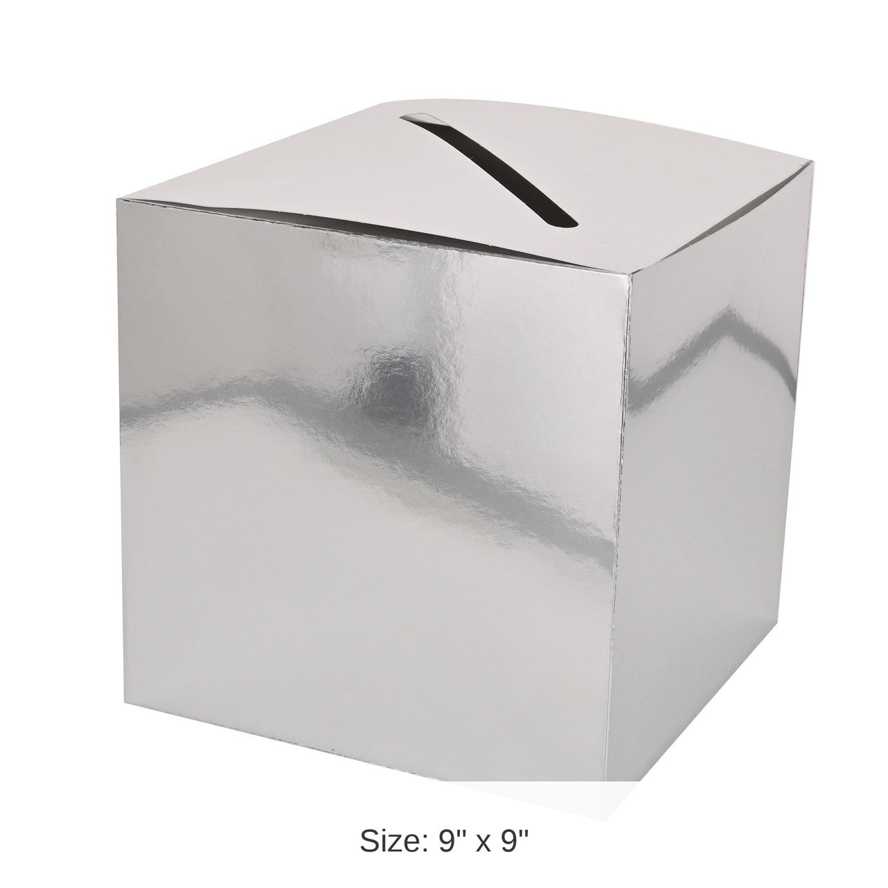 6 Pack Bulk Silver Foil All-Purpose Party Card Box