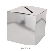 6 Pack Bulk Silver Foil All-Purpose Party Card Box