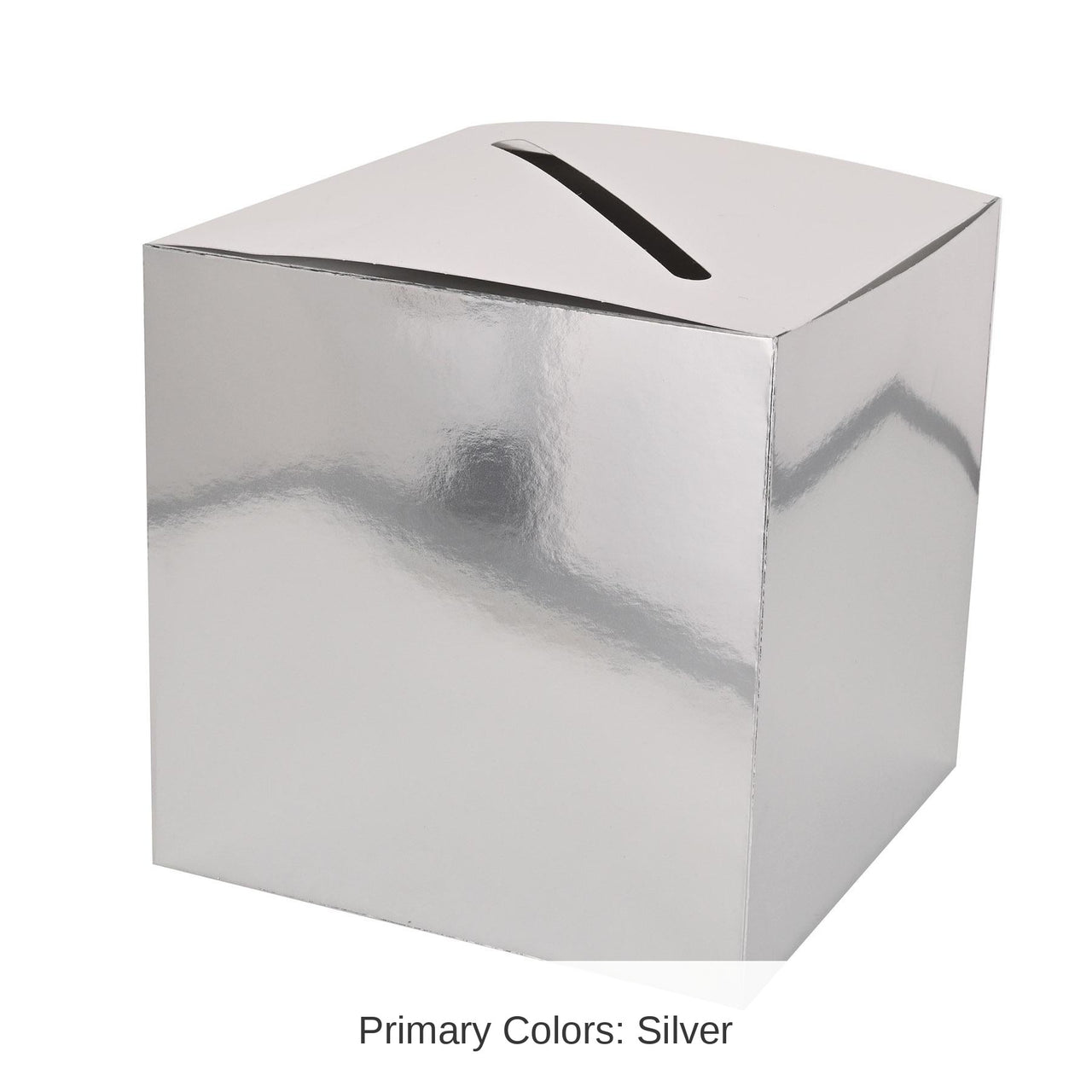 6 Pack Bulk Silver Foil All-Purpose Party Card Box