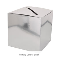 6 Pack Bulk Silver Foil All-Purpose Party Card Box
