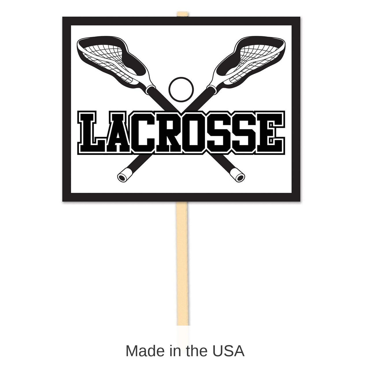 6 Pack Bulk Lacrosse Party Yard Sign