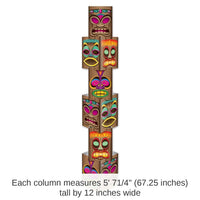 36 Piece Bulk Luau Party Tiki Column