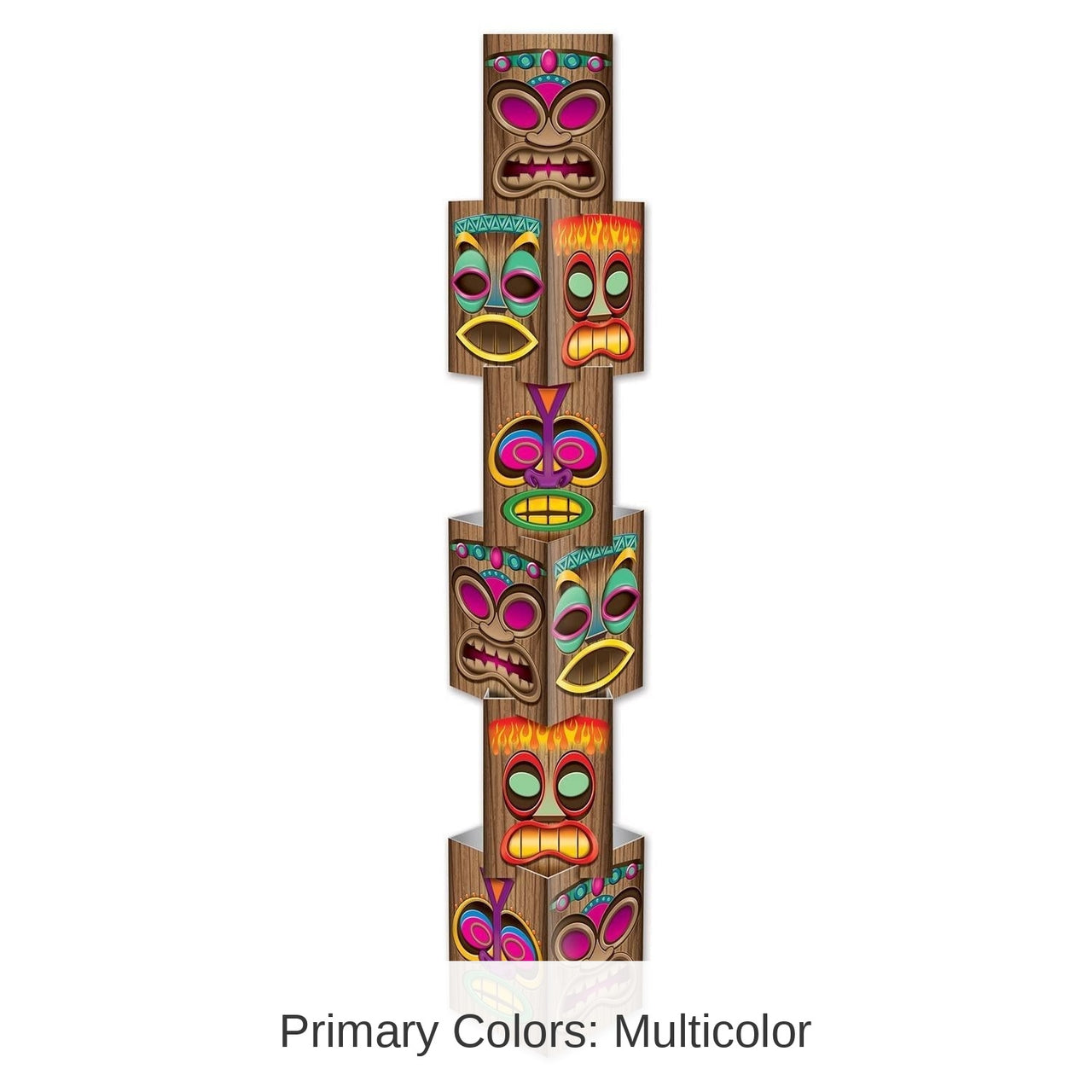 36 Piece Bulk Luau Party Tiki Column