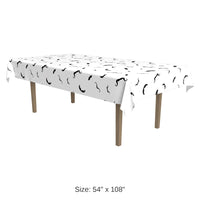 12 Pack Bulk Moustache Party Tablecover