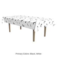 12 Pack Bulk Moustache Party Tablecover