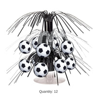 12 Pack Bulk Soccer Ball Mini Party Cascade Centerpiece
