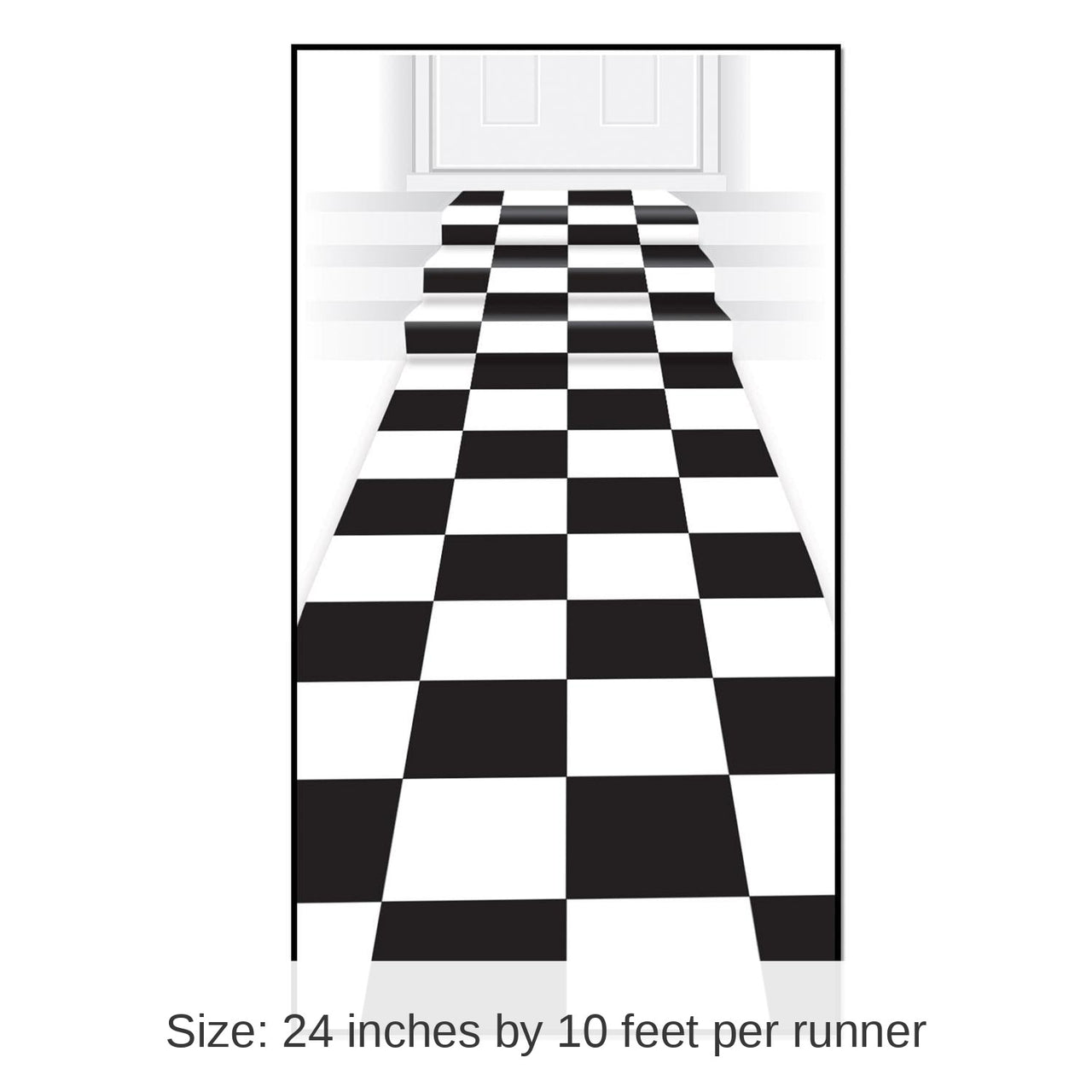 6 Pack Bulk Checkered Party Runner
