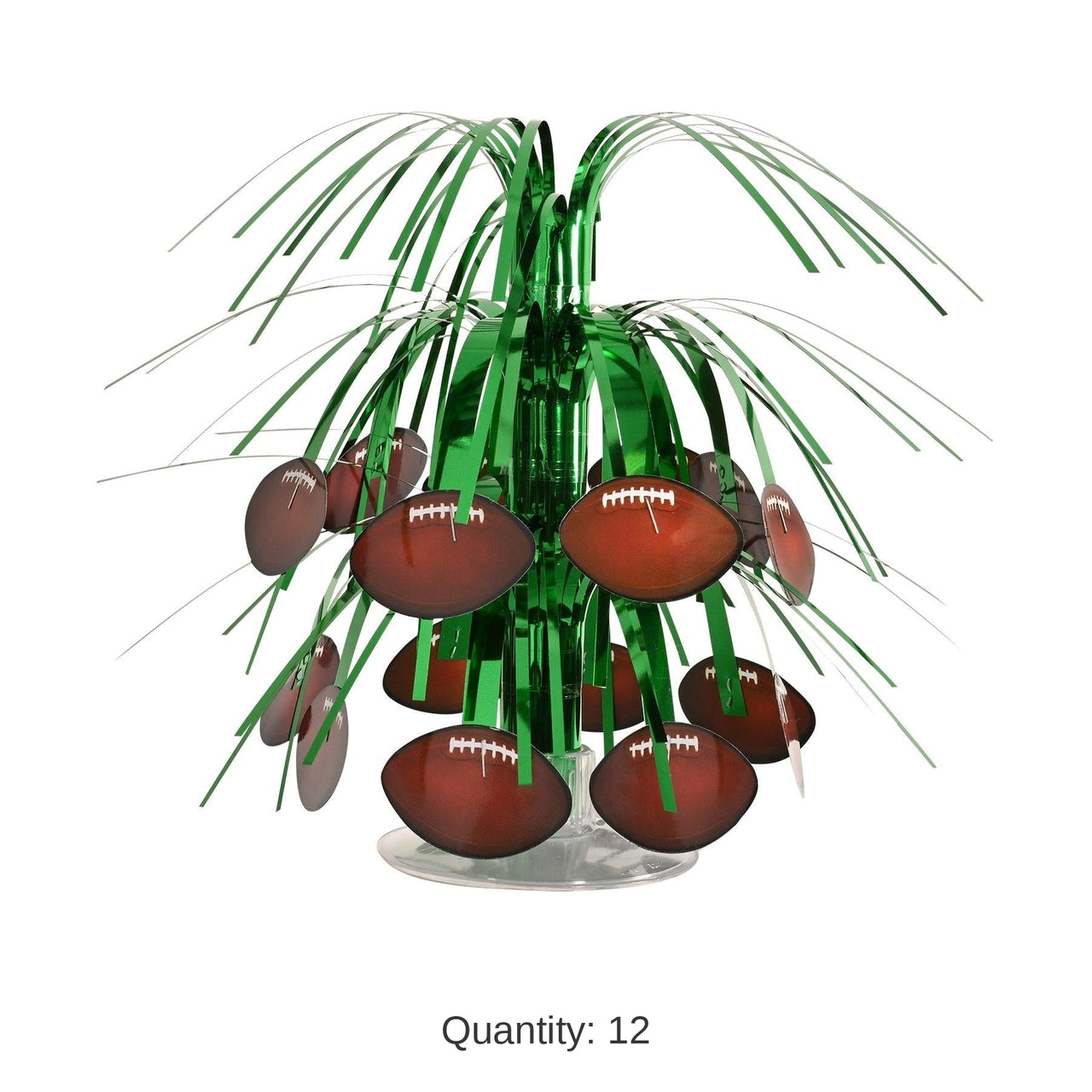 12 Pack Bulk Football Mini Party Cascade Centerpiece