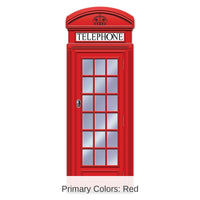 12 Pack Bulk Jointed Phone Box Wall Party Decoration