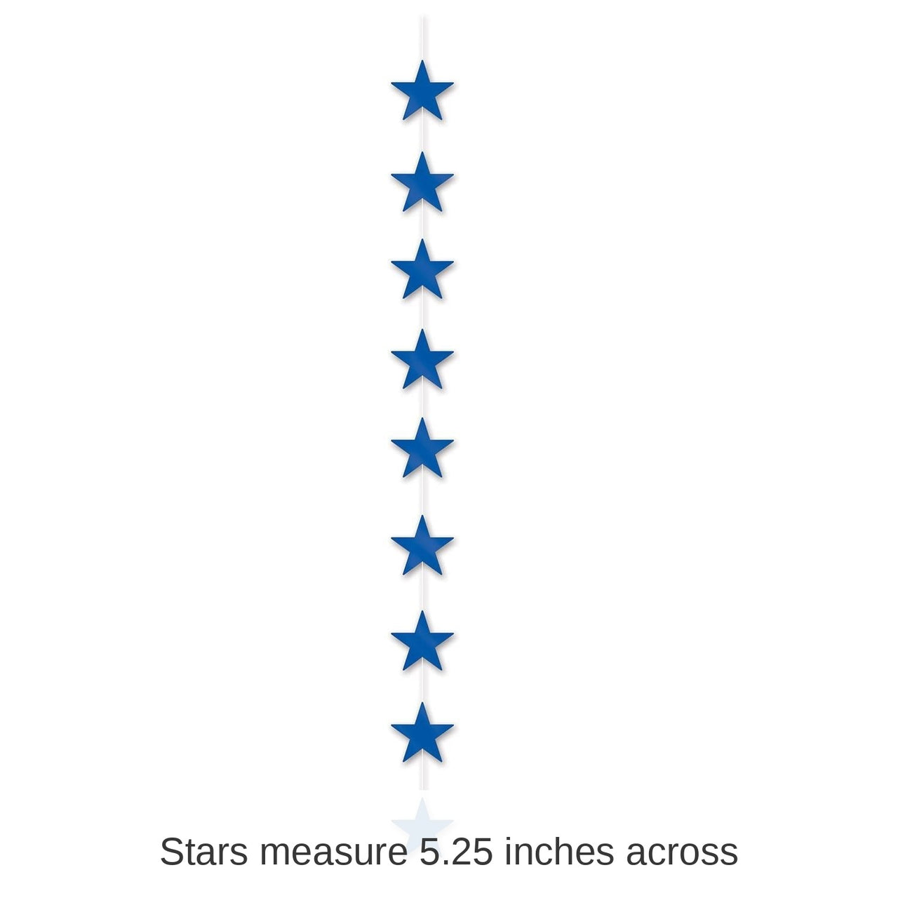 12 Piece Bulk Star Party Stringer - blue