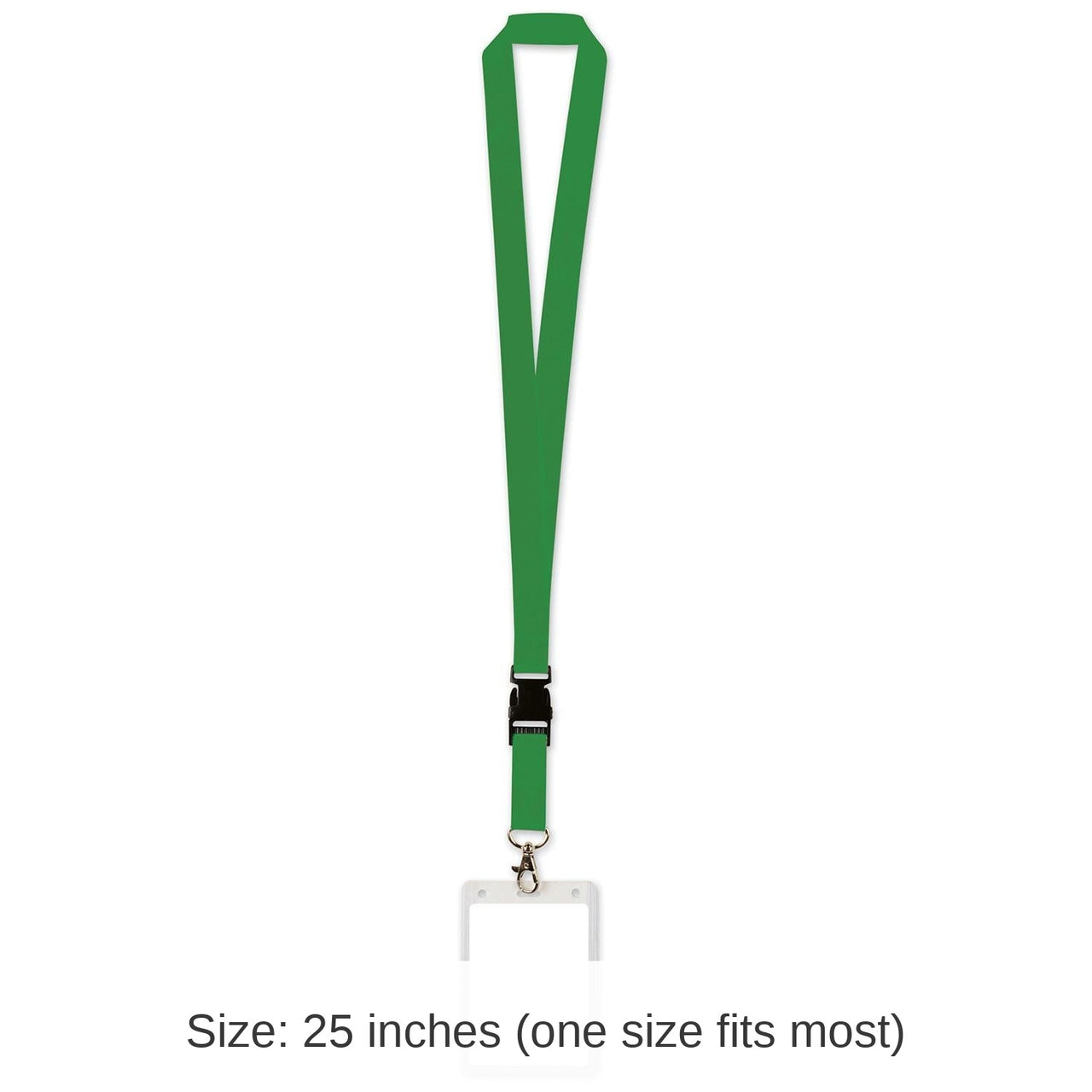 12 Pack Bulk Lanyard with Card Holder - green