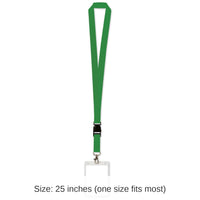 12 Pack Bulk Lanyard with Card Holder - green