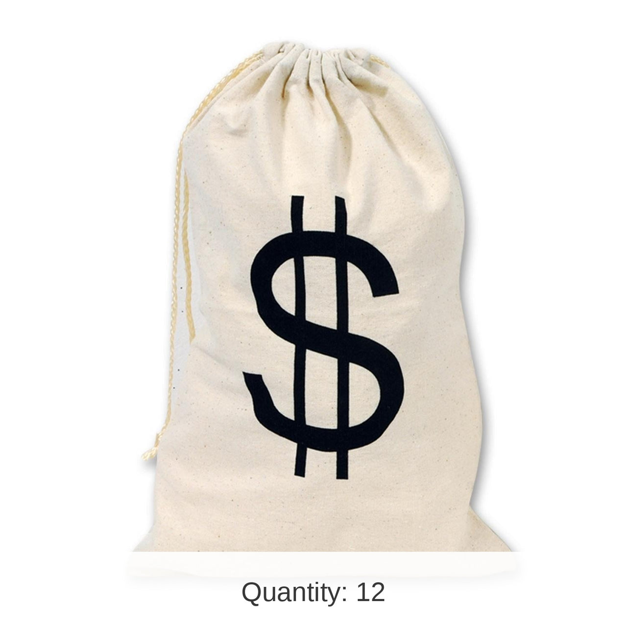 12 Pack Bulk Big $ Bag Party Decoration
