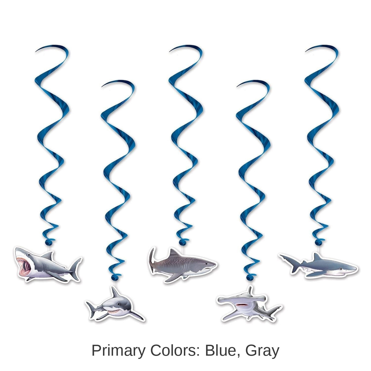 30 Piece Bulk Party Shark Whirls