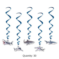 30 Piece Bulk Party Shark Whirls