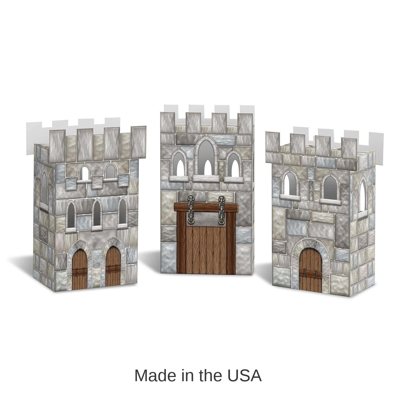 36 Pack Bulk Castle Party Favor Boxes